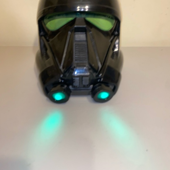Star Wars Black and Green Kids Costume Helmet - Picture 9 of 9